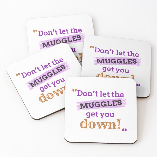 Item preview, Don't let the muggles get you down purple designed and sold by Cages or Wings.