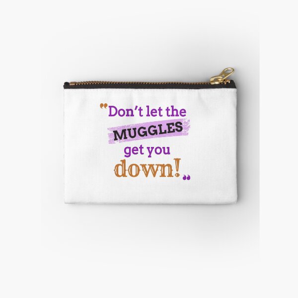 Item preview, Don't let the muggles get you down purple designed and sold by Cages or Wings.