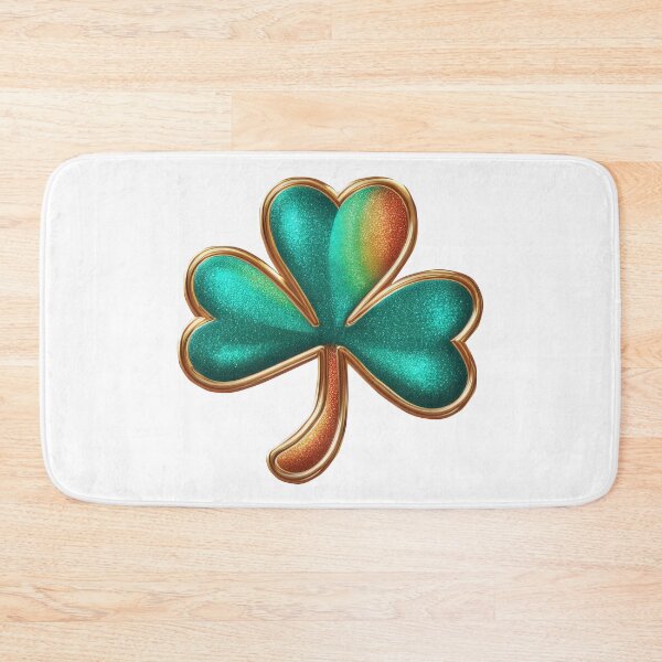 Item preview, Shiny green shamrock clover – St Patrick’s Day irish lucky symbol design designed and sold by olenapetol.
