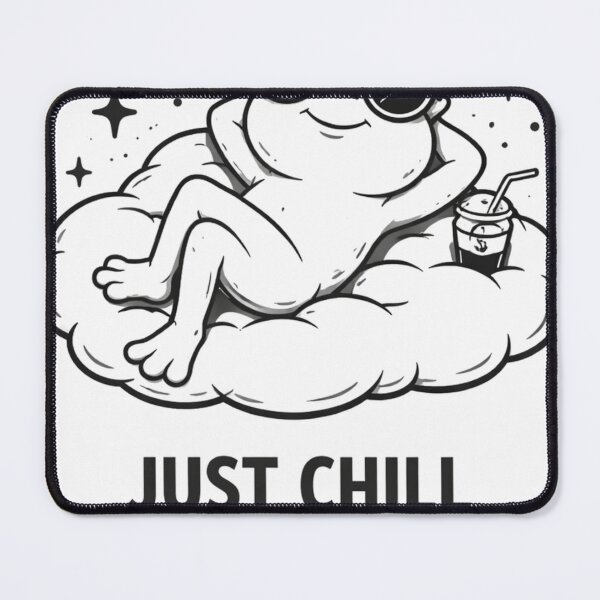 Item preview, Relaxed frog just chill vibes designed and sold by Vyntrax.