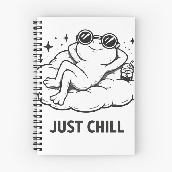 Item preview, Relaxed frog just chill vibes  designed and sold by Vyntrax.