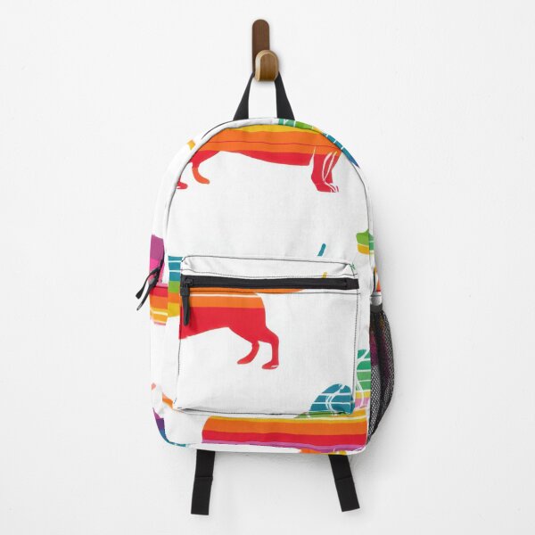 Item preview, Colorful dogs in striped patterns designed and sold by anytka.