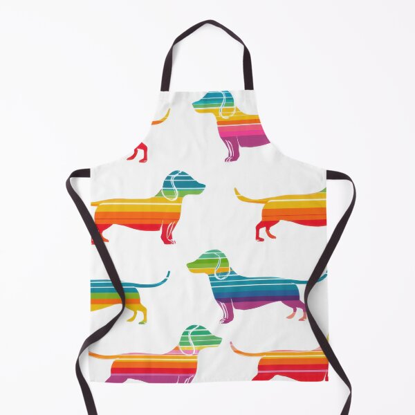 Item preview, Colorful dogs in striped patterns designed and sold by anytka.