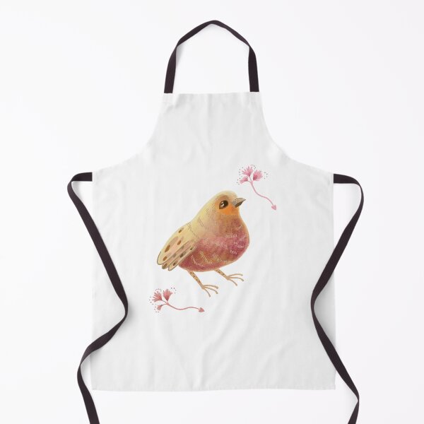 Item preview, Cute Whimsical Robin Bird - Warm Nature Illustration designed and sold by FaliushART.