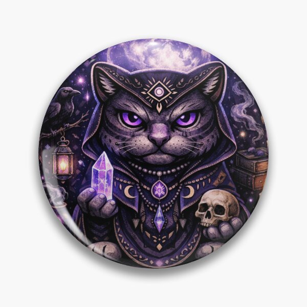Item preview, Mystic Guardian Cat designed and sold by FontheadArt.