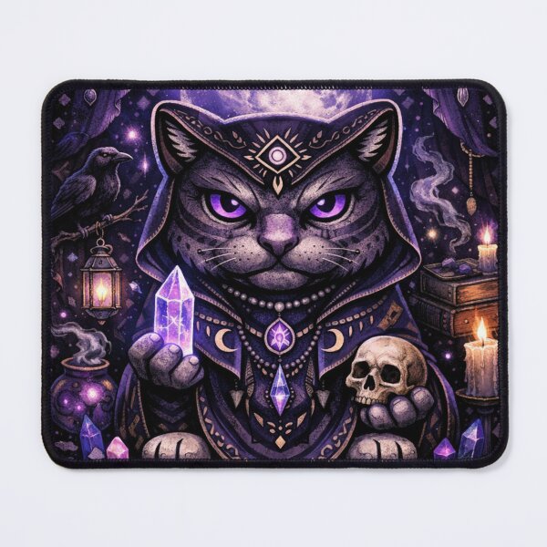 Item preview, Mystic Guardian Cat designed and sold by FontheadArt.