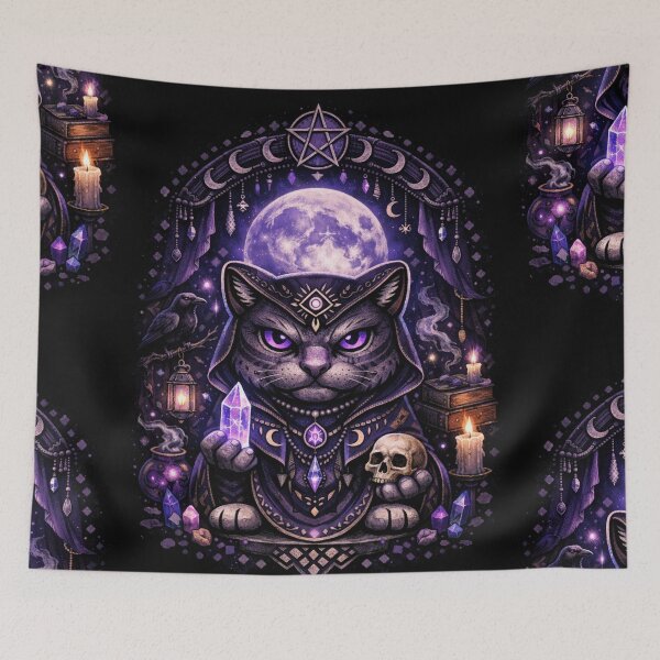 Item preview, Mystic Guardian Cat designed and sold by FontheadArt.