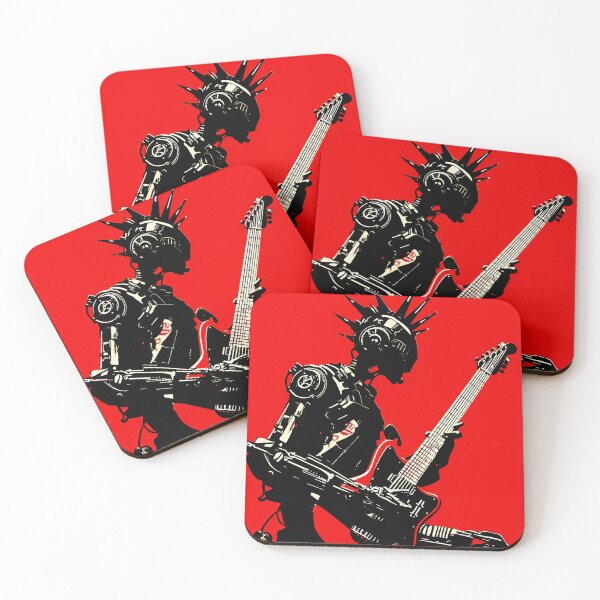 Item preview, Robot Riot in Three Colors designed and sold by Retro Type.