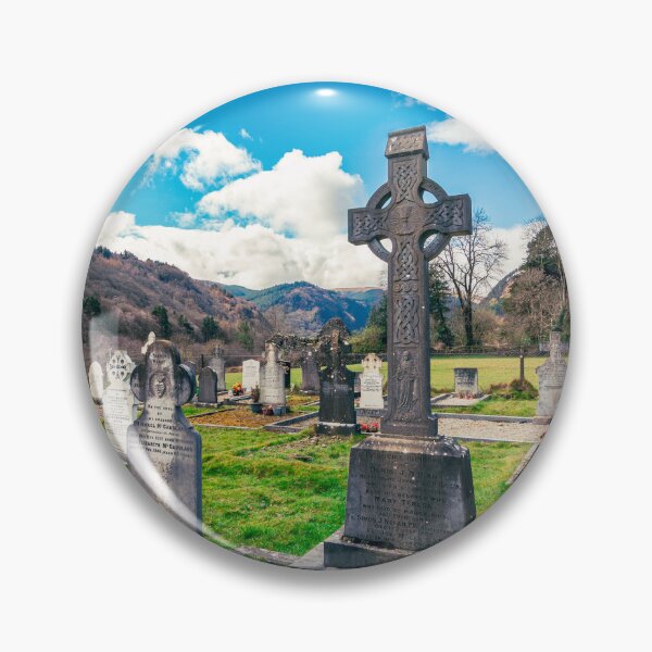 Item preview, Celtic Cross, Glendalough Cemetery, Wicklow Mountains Ireland designed and sold by AshleyMobleyArt.