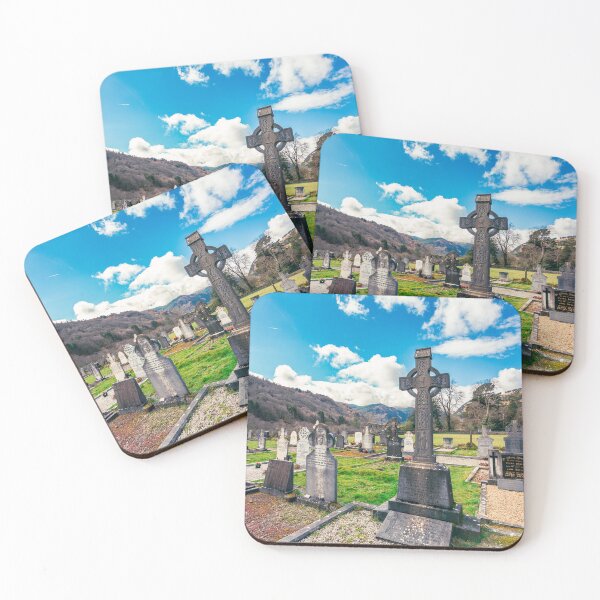Item preview, Celtic Cross, Glendalough Cemetery, Wicklow Mountains Ireland designed and sold by AshleyMobleyArt.