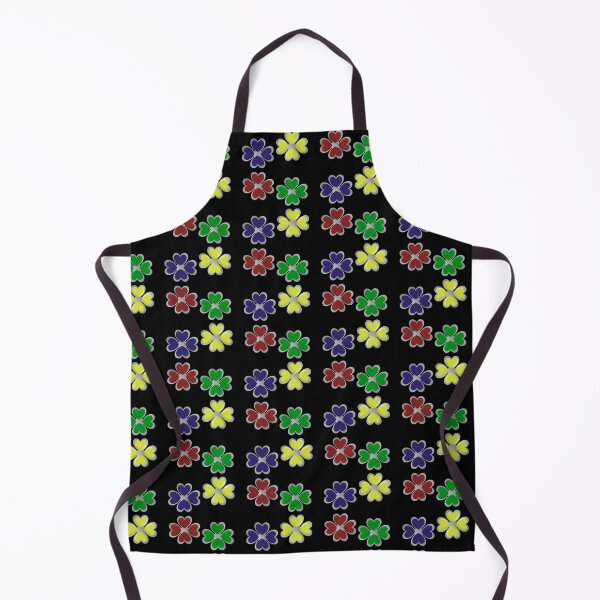 Item preview, Pendant dark blue, light green,yellow,red clover print designed and sold by YaroshMaria.