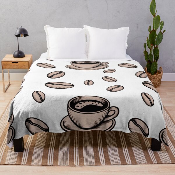 Item preview, Minimalist Coffee Lover Pattern - Nordic Style Art designed and sold by Thompika.