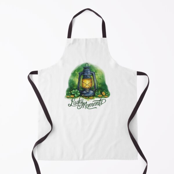 Item preview, Lucky shamrock lantern – magical St Patrick’s Day irish luck illustration designed and sold by olenapetol.
