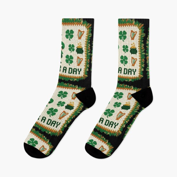 Item preview, Irish For A Day - Knitted Leprechaun Patch St. Patrick's Day Humor designed and sold by MiaStyleStudio.
