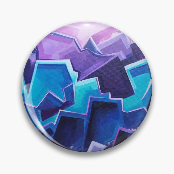 Item preview, Ultraviolet Geometric Flow: 3D Abstract Graffiti designed and sold by Onírica by Valeria.