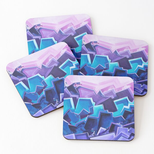 Item preview, Ultraviolet Geometric Flow: 3D Abstract Graffiti designed and sold by Onírica by Valeria.