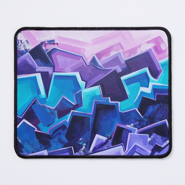 Item preview, Ultraviolet Geometric Flow: 3D Abstract Graffiti designed and sold by Onírica by Valeria.