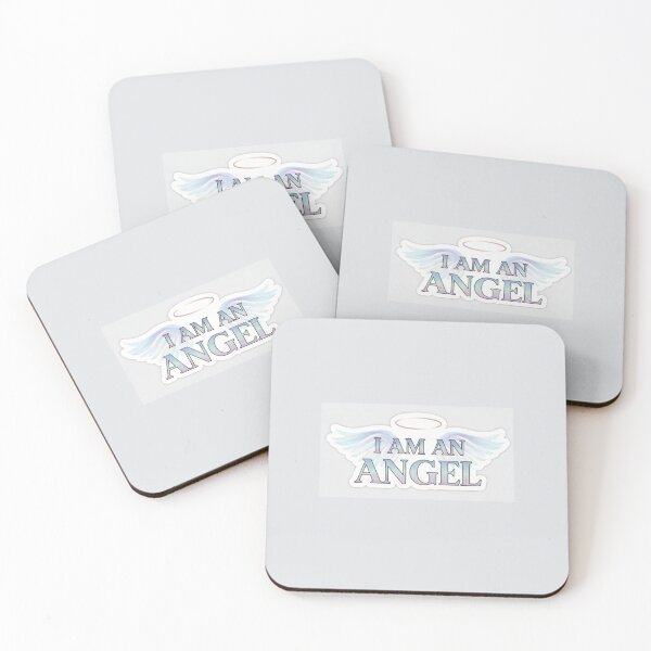 Item preview, I Am An Angel Holographic Wings Aesthetic Sticker designed and sold by Scro-Ciob-Shop.