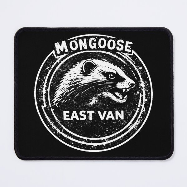 Item preview, Mongoose East Van Sticker designed and sold by basilleopard.