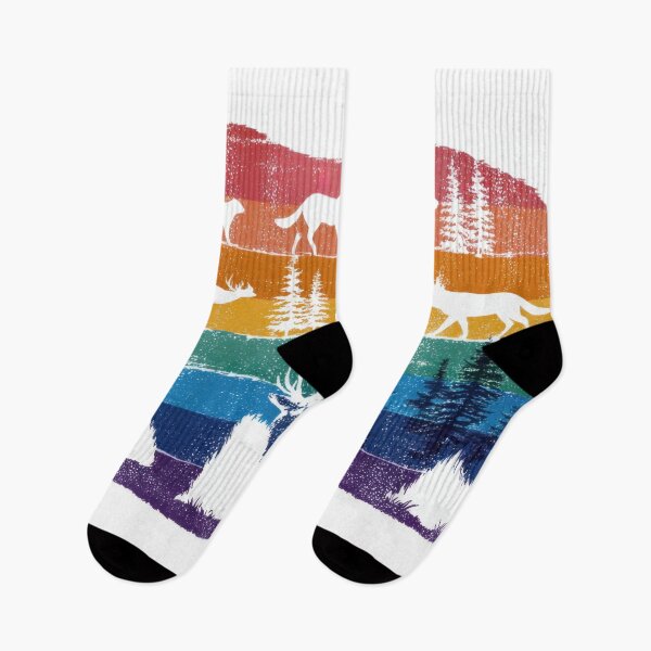 Item preview, Colorful bear silhouette designed and sold by anytka.