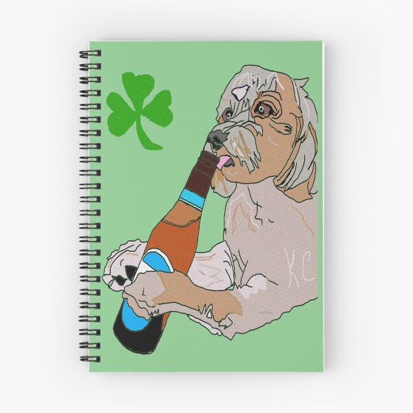 Item preview, Thirsty Dog Enjoys Bottle of Beer designed and sold by kristalcurt.