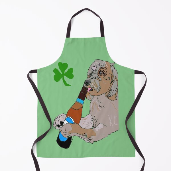 Item preview, Thirsty Dog Enjoys Bottle of Beer designed and sold by kristalcurt.