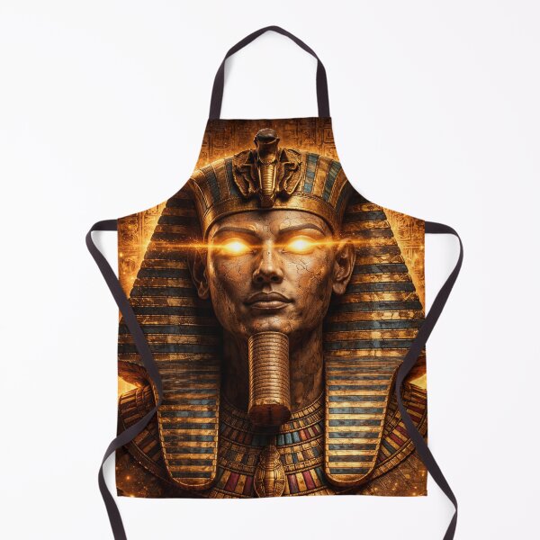Item preview, Ancient Egyptian Pharaoh Golden Mystical King Hieroglyphic Art designed and sold by Queen Cleopatra.