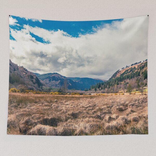 Item preview, Glendalough Valley, Wicklow Mountains in Golden Light designed and sold by AshleyMobleyArt.