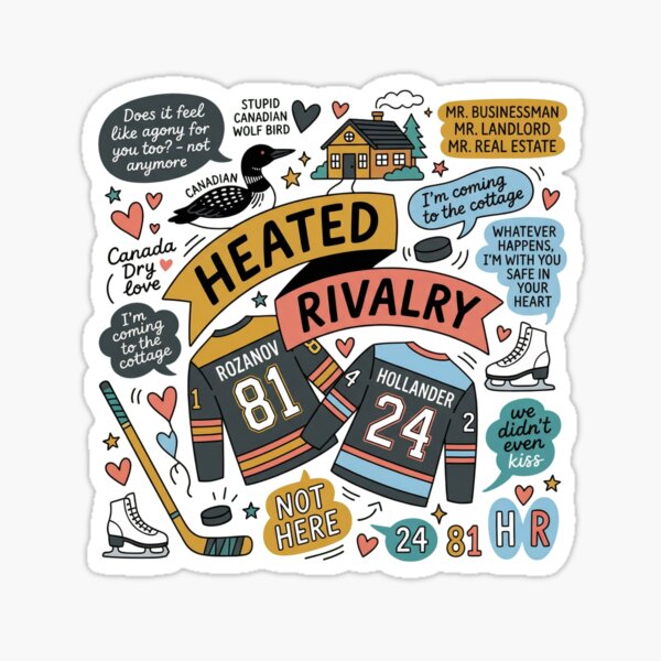 Heated Rivalry - More than rivals Sticker