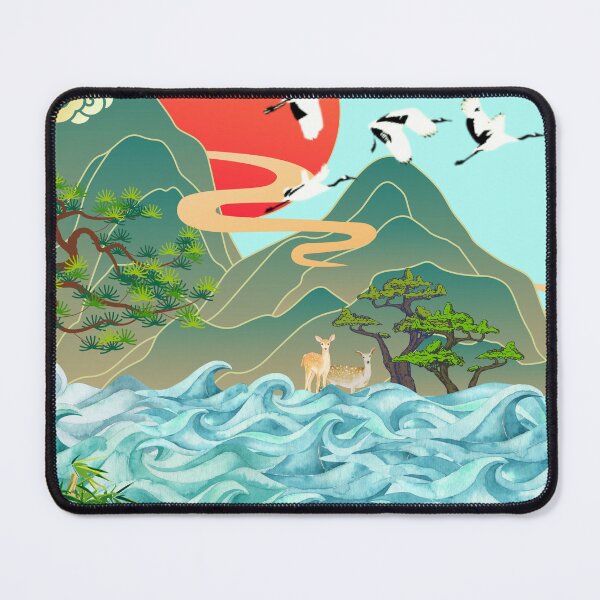 Item preview, Korean Ten Symbols of Longevity - Traditional Korean Art designed and sold by mycreastyle.