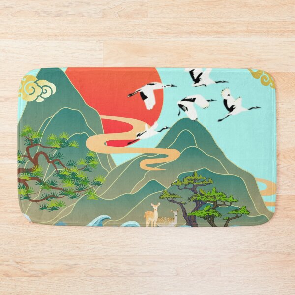 Item preview, Korean Ten Symbols of Longevity - Traditional Korean Art designed and sold by mycreastyle.