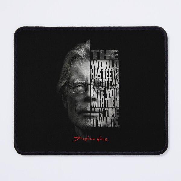 Item preview, Stephen King Split Face Quote Poster designed and sold by Enea Kelo.