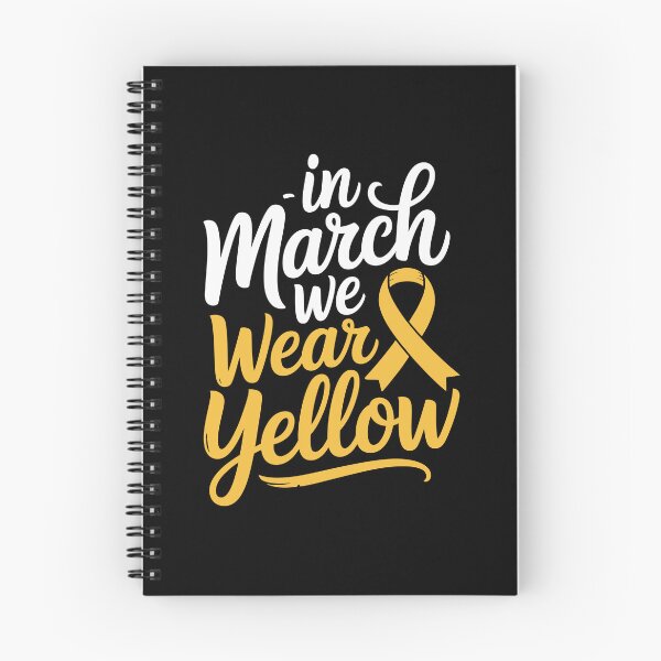 Item preview, March Yellow Awareness Ribbon designed and sold by jkrphoto.