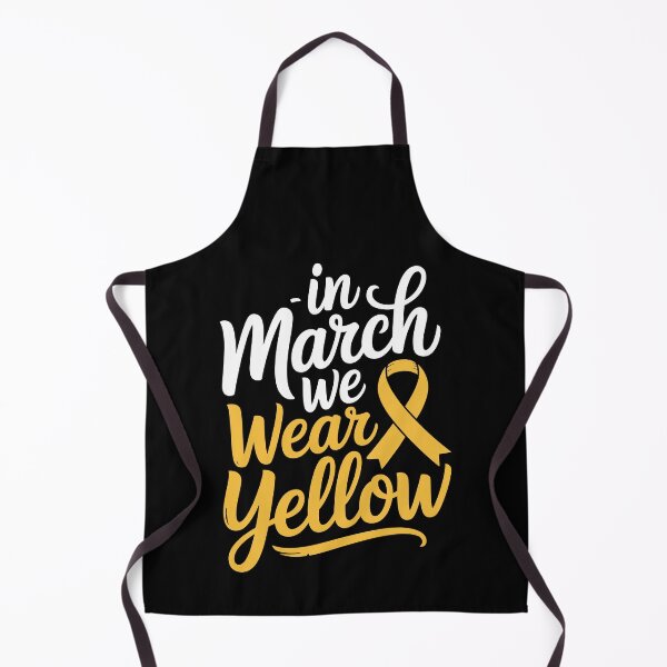 Item preview, March Yellow Awareness Ribbon designed and sold by jkrphoto.