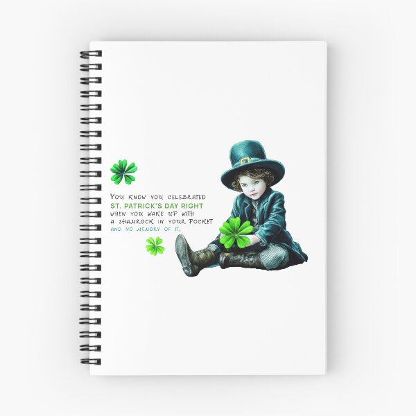 Item preview, Cute vintage leprechaun boy quote – funny St Patrick’s Day irish lucky charm designed and sold by olenapetol.