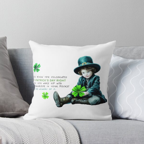 Item preview, Cute vintage leprechaun boy quote – funny St Patrick’s Day irish lucky charm designed and sold by olenapetol.
