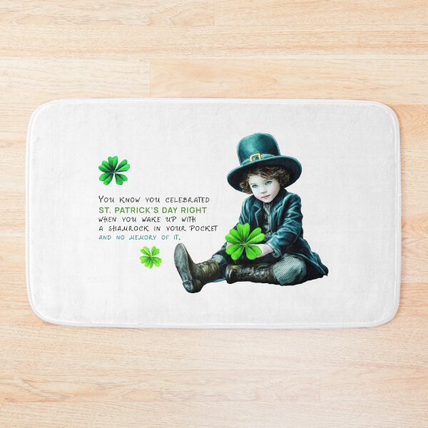 Item preview, Cute vintage leprechaun boy quote – funny St Patrick’s Day irish lucky charm designed and sold by olenapetol.