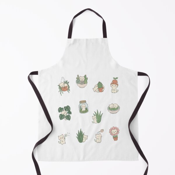 Item preview, Cute Kawaii Plant Cat Sticker Pack - Aesthetic Houseplant Kitty Bundle designed and sold by AliveStyle.