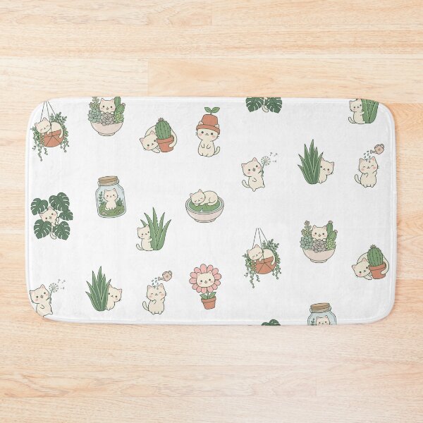 Item preview, Cute Kawaii Plant Cat Sticker Pack - Aesthetic Houseplant Kitty Bundle designed and sold by AliveStyle.