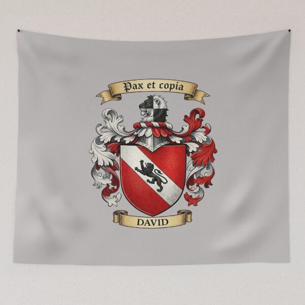 Item preview, The David Family Coat of Arms designed and sold by BagTown Clans.