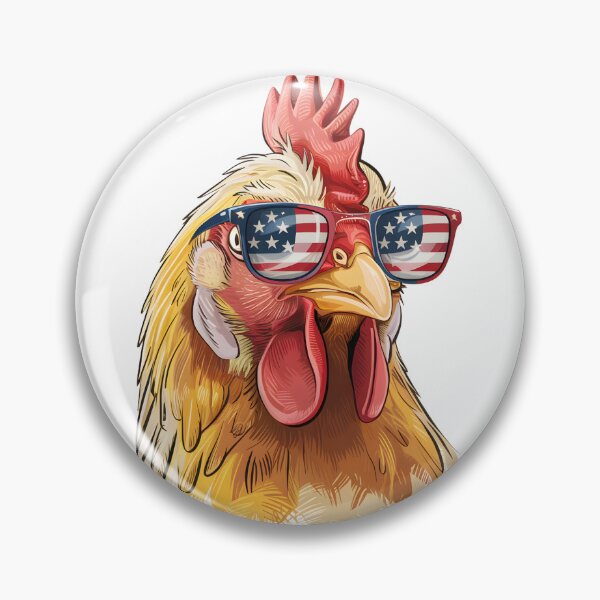 Item preview, Patriotic Rooster American Flag Sunglasses Funny Chicken designed and sold by CoastalEmp.