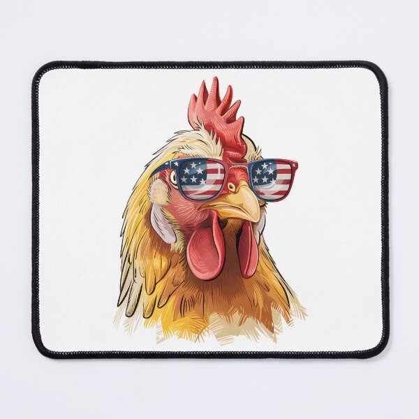 Item preview, Patriotic Rooster American Flag Sunglasses Funny Chicken designed and sold by CoastalEmp.