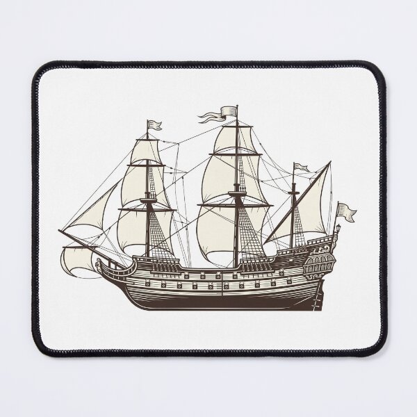 Item preview, Piratecore Aesthetic Galleon Ship Sea Shanty Graphic designed and sold by TheOrganizedHaven1.