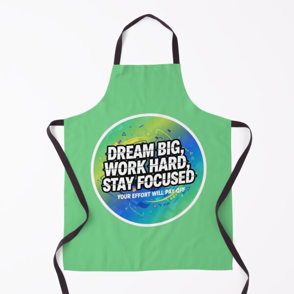 Item preview, Dream Big Work Hard Stay Focused Motivational Circle Sticker designed and sold by Scro-Ciob-Shop.