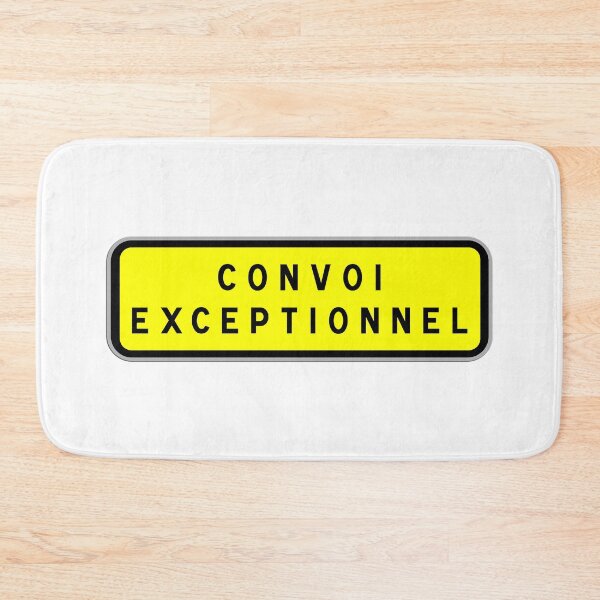 Item preview, Exceptional convoy sign, road sign for exceptional transport designed and sold by Panneaux et signalisations - NPOITEVIN.