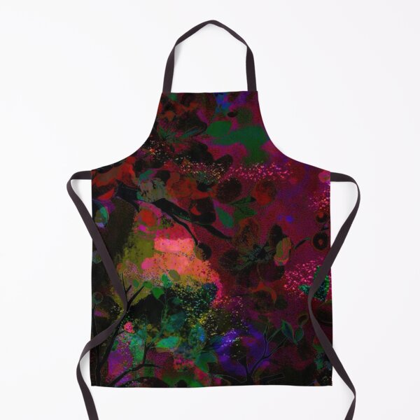 Item preview, Night Bloom: Neon Floral Psychedelic Art for Gamer Rooms designed and sold by BatNature.