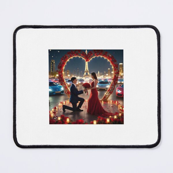 Item preview, Romantic Marriage Proposal Illustration designed and sold by donndostudio.