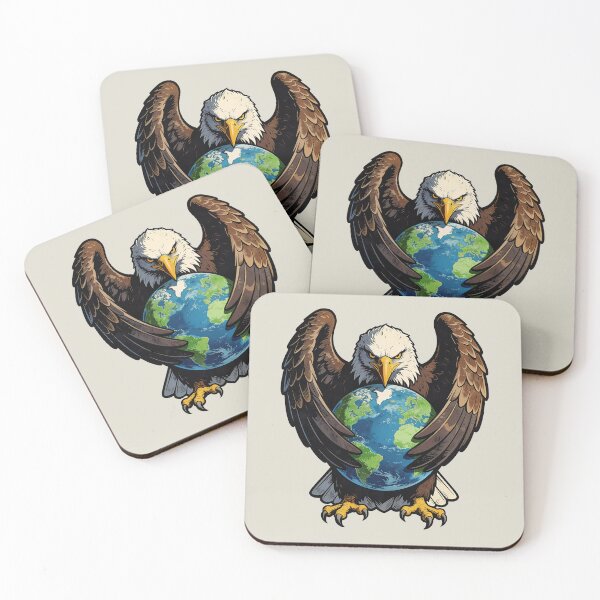 Item preview, Earth Day Eagle Protecting the Planet designed and sold by MythicCotton.