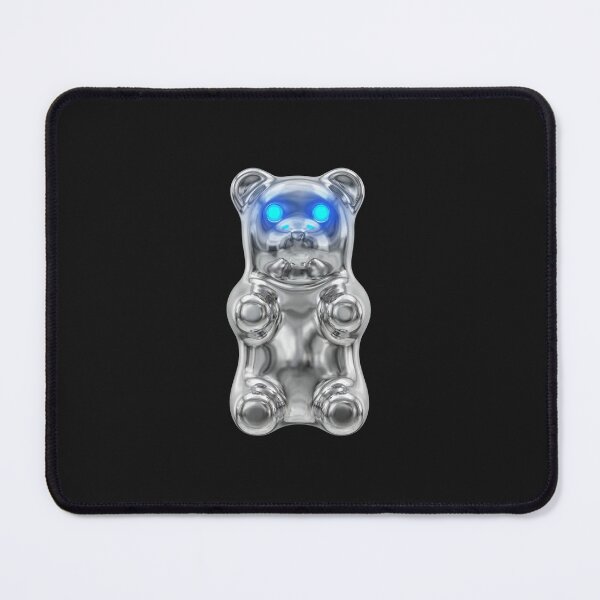 Item preview, Liquid Chrome Gummy Bear Cyber Tech Noir Graphic designed and sold by TheOrganizedHaven1.