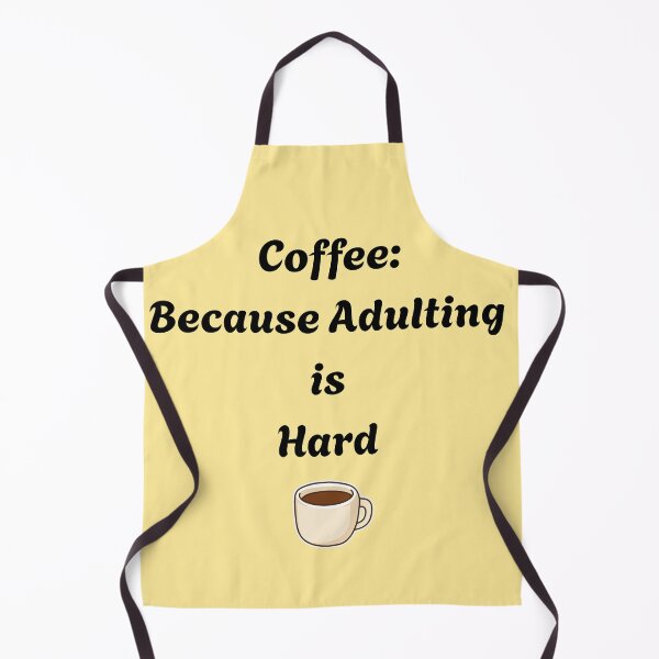 Item preview, Coffee Because Adulting is Hard Funny Quote designed and sold by DreamyDesignsByA.